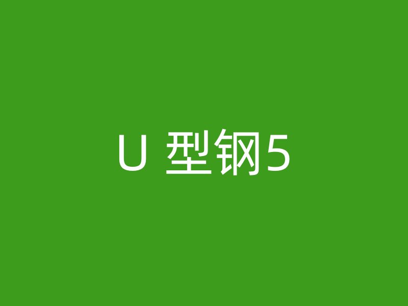 U 型钢5