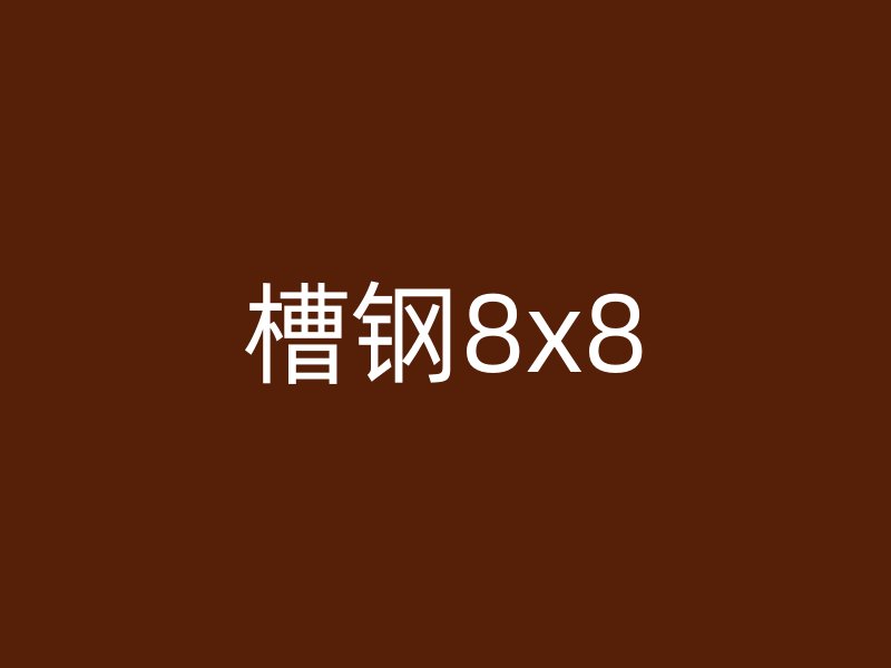 槽钢8x8
